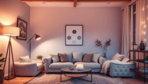 Layered Lighting Living Room