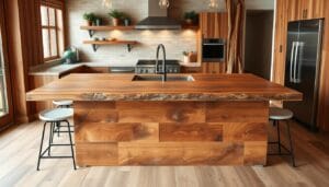 Reclaimed Wood Kitchen Islands
