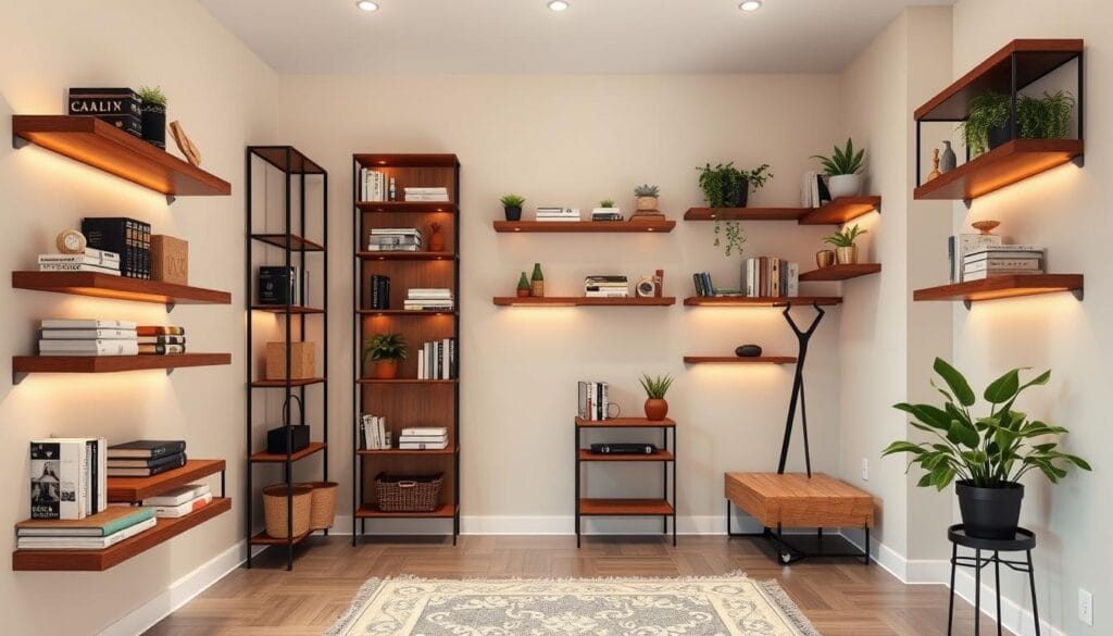 choosing floating shelves