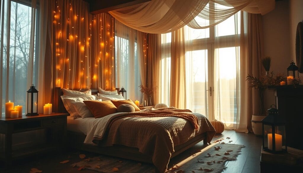 cozy bedroom lighting