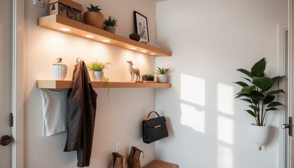 creative storage solutions for entryways