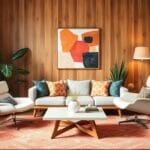 decorative elements in mid-century modern home decor