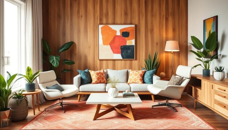 decorative elements in mid-century modern home decor
