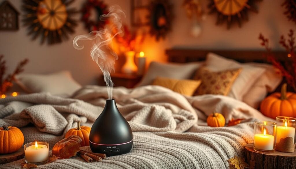 essential oil diffusers with autumn scents