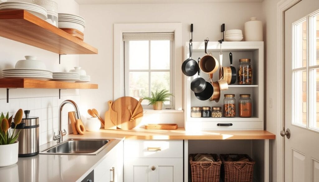 small kitchen storage