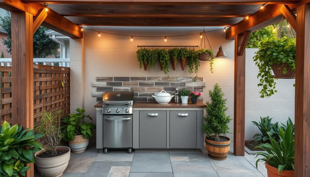 small outdoor kitchens