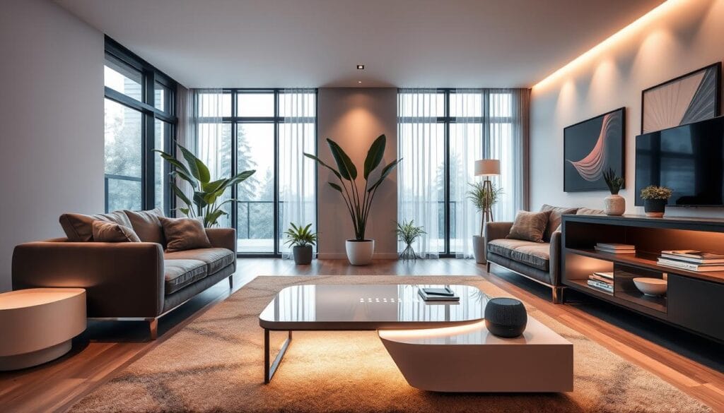 smart home living room
