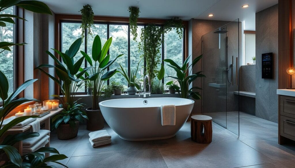 spa-inspired bathrooms