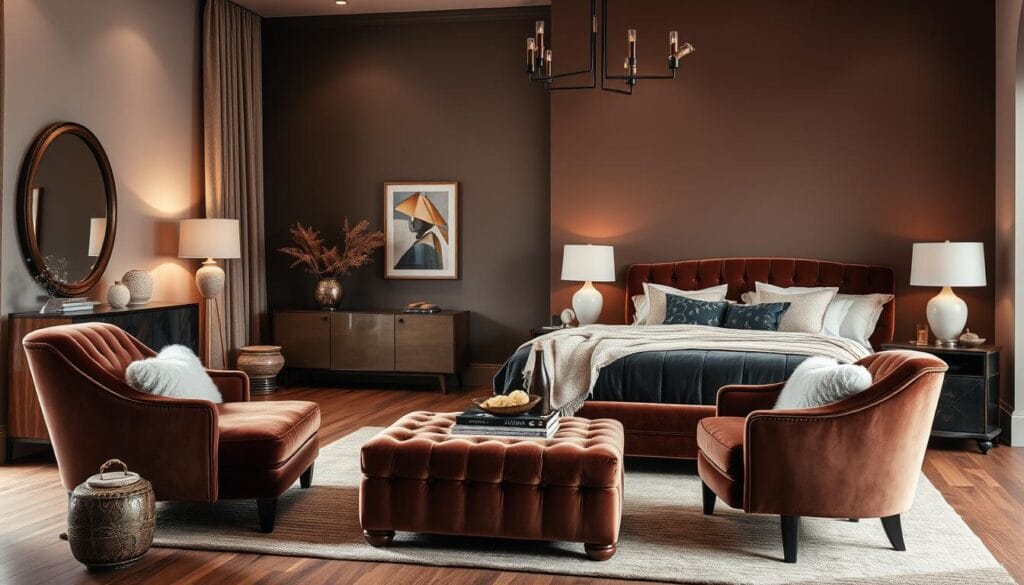 styling velvet furniture