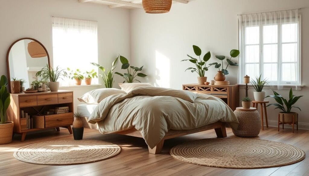 sustainable materials for eco-friendly bedroom decor