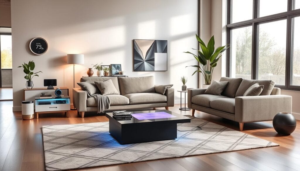 tech decor featuring smart furniture and accessories