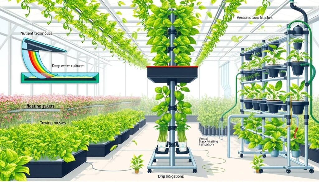 types of hydroponic systems
