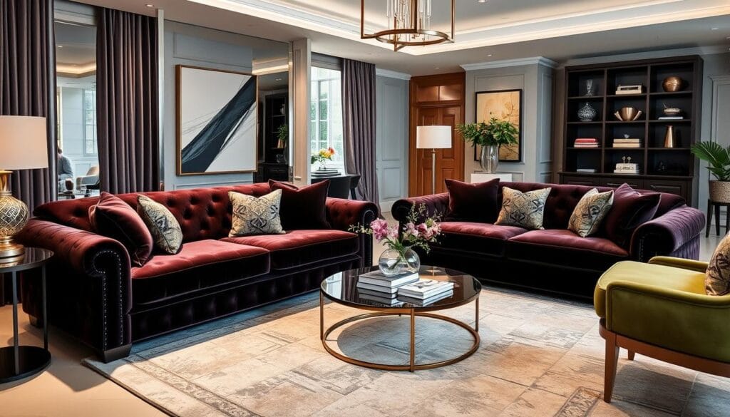 velvet sofas elegance and trends